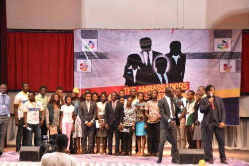 Lucky Winners of the FCMB Scholarship at the Ambassadors Summit 2015