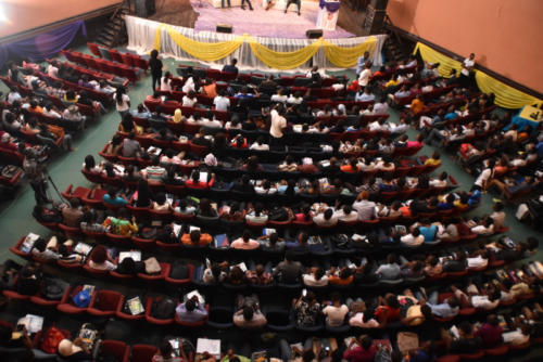 Overhead View of participants at the Ambassadors Summit in Lagos