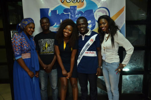 The Crew with Evelle, Nigerian Idol Season IV Winner