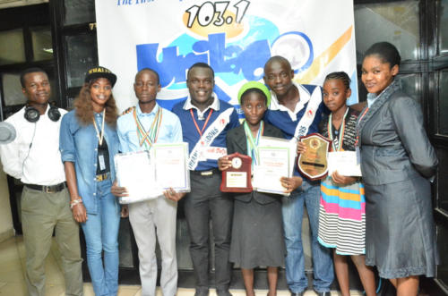 Young Scholars and Winners of National Contest on the Show
