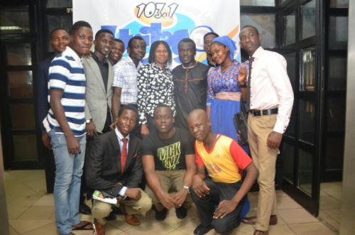 Radio Crew and Friens in Pix with Dr Odumakin